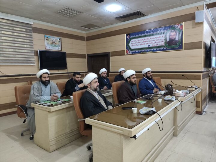 نشست مشترک امور طلاب حوزه علمیه خوزستان و بسیج طلاب  خوزستان