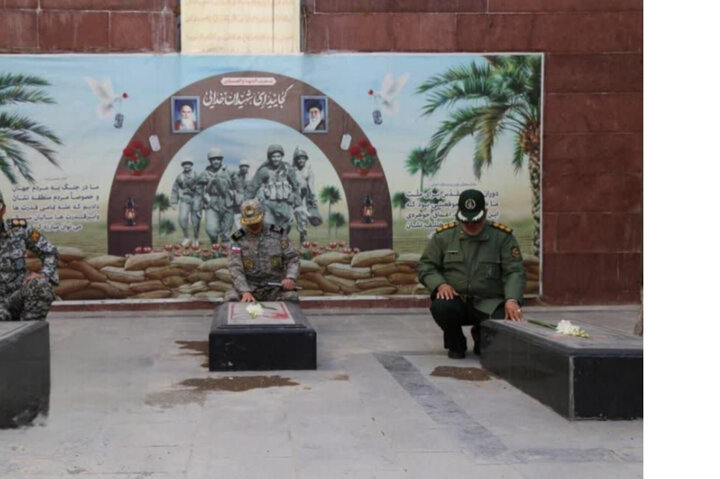 تصاویر/ ادای احترام امیر فولادی به مقام شامخ شهدای گمنام در اراک