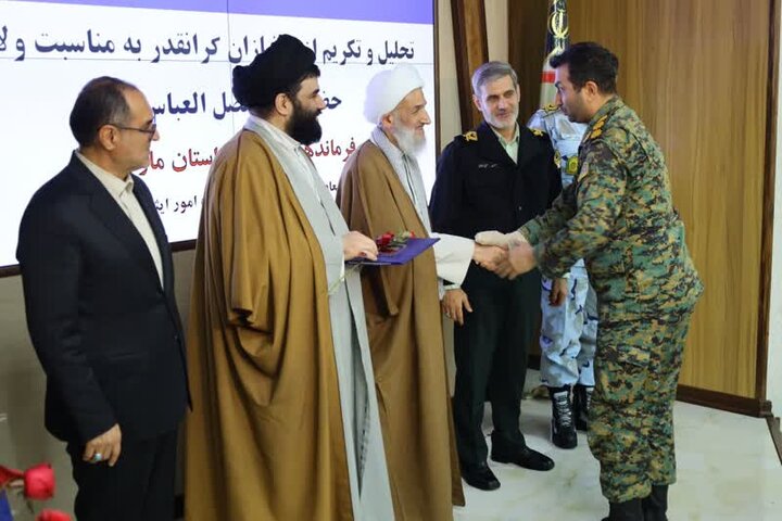 تقدیر نماینده ولی فقیه در مازندران از جانبازان نیروی انتظامی استان
