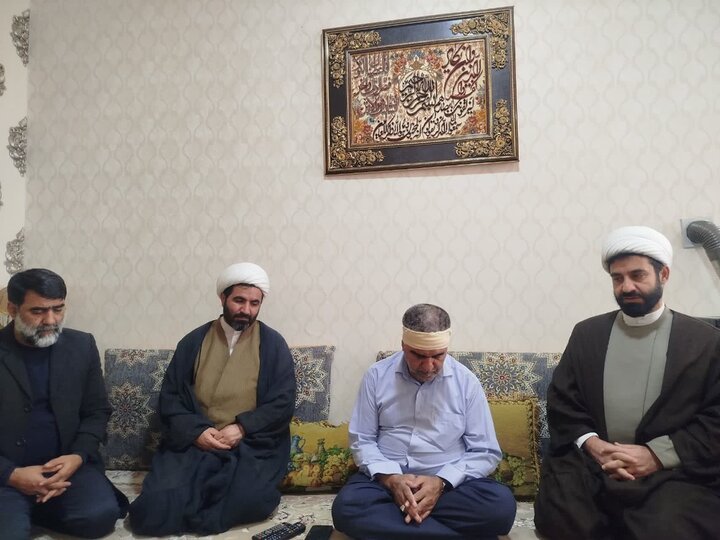 تصاویر/دیدار امام جمعه نورآباد با جانبازان