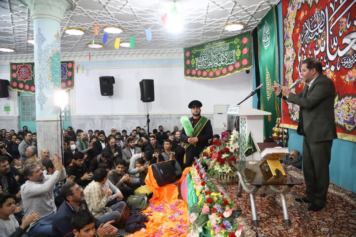 تصاویر/ مراسم میلاد حضرت ابوالفضل العباس(ع)در حرم مطهر امامزاده شاه سید علی(ع)قم