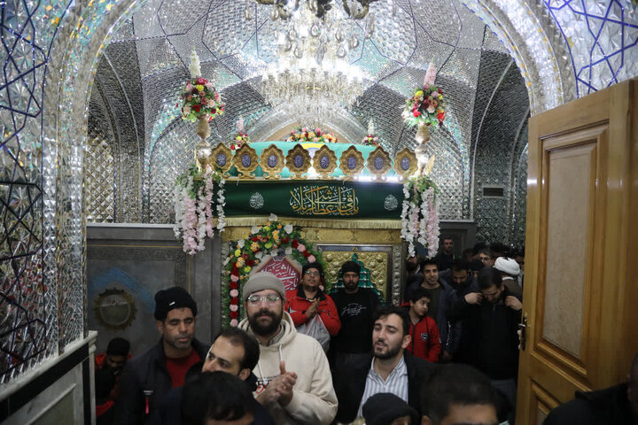 تصاویر/ مراسم میلاد حضرت ابوالفضل العباس(ع)در حرم مطهر امامزاده شاه سید علی(ع)قم