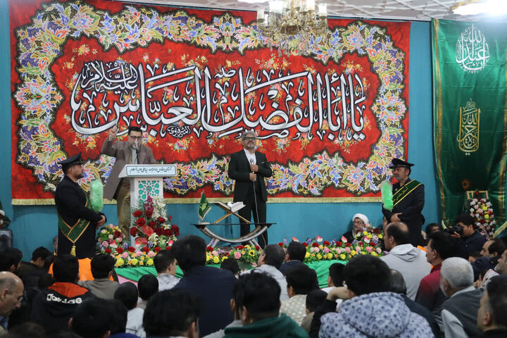 تصاویر/ مراسم میلاد حضرت ابوالفضل العباس(ع)در حرم مطهر امامزاده شاه سید علی(ع)قم