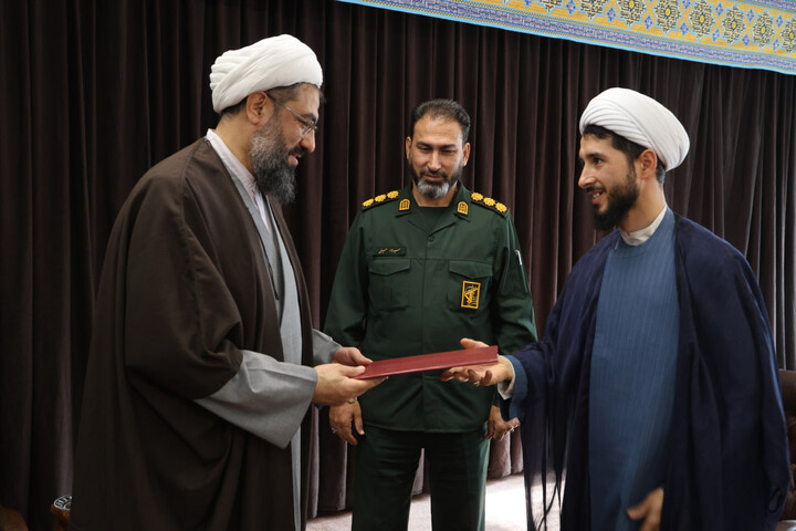 تصاویر / آیین تکریم و معرفه دبیر قرارگاه امور مساجد شهرستان همدان