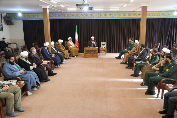 تصاویر / آیین تکریم و معرفه دبیر قرارگاه امور مساجد شهرستان همدان