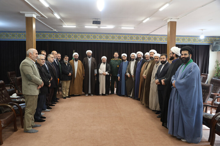 تصاویر / آیین تکریم و معرفه دبیر قرارگاه امور مساجد شهرستان همدان