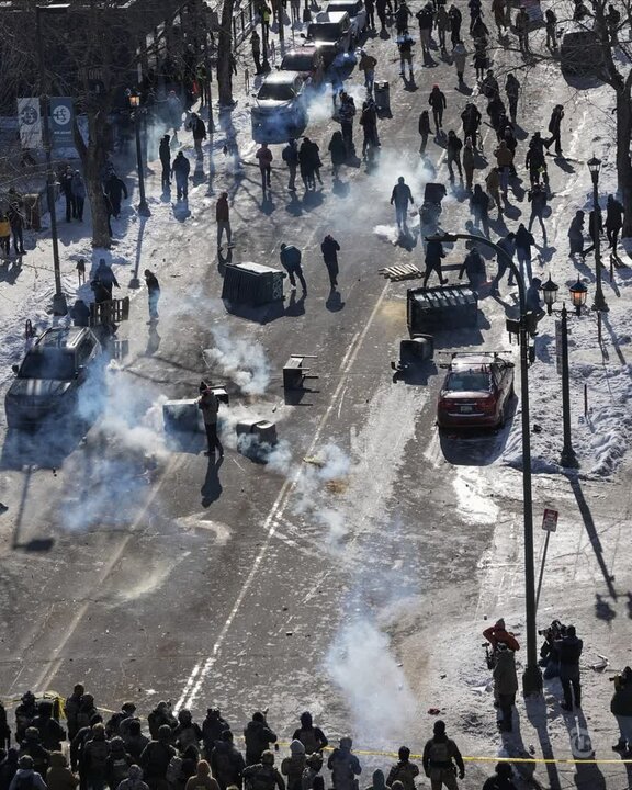 امریکہ میں پرتشدد مظاہرے