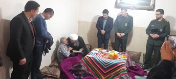 تجلیل امام جمعه لالجین از جانبازان+تصاویر