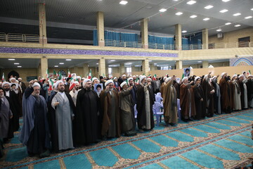 تصاویر/  خروش حوزویان ارومیه در محکومیت اهانت به قرآن و مقدسات اسلامی