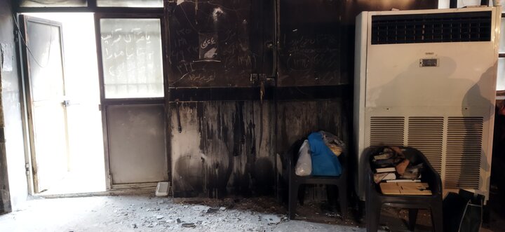 تصاویر/ مسجد سوخته شهید آیت الله بهشتی تهرانپارس