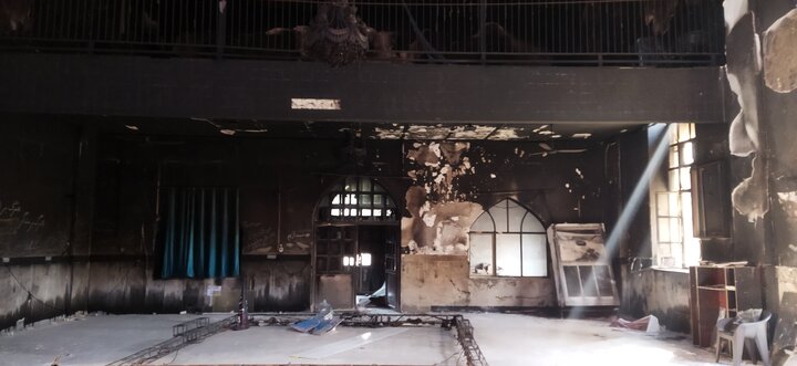 تصاویر/ مسجد سوخته شهید آیت الله بهشتی تهرانپارس