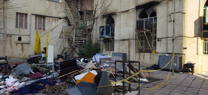 تصاویر/ مسجد سوخته شهید آیت الله بهشتی تهرانپارس