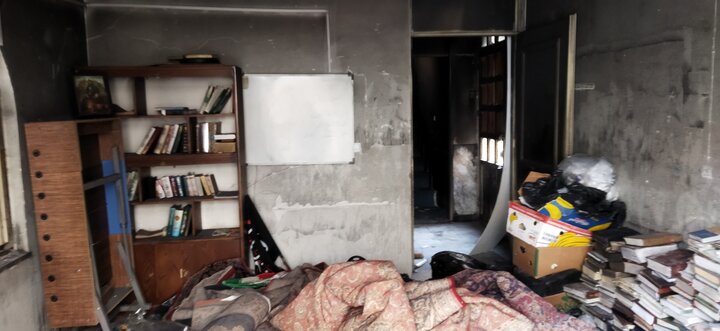 تصاویر/ مسجد سوخته شهید آیت الله بهشتی تهرانپارس