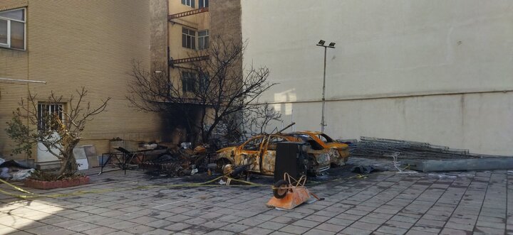 تصاویر/ مسجد سوخته شهید آیت الله بهشتی تهرانپارس