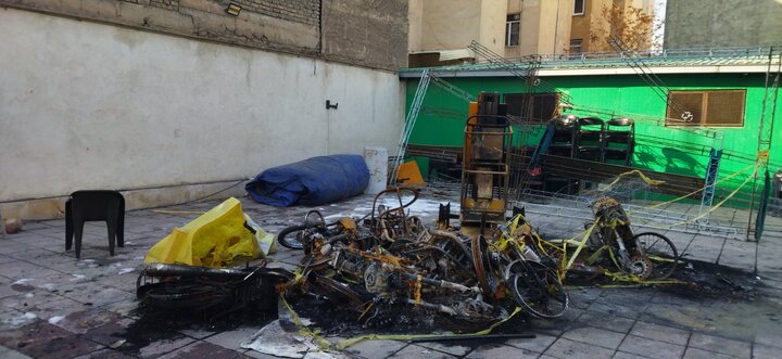 تصاویر/ مسجد سوخته شهید آیت الله بهشتی تهرانپارس