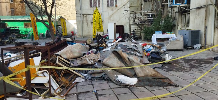 تصاویر/ مسجد سوخته شهید آیت الله بهشتی تهرانپارس