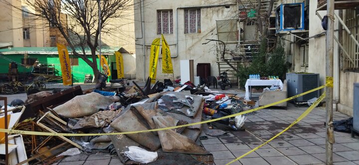 تصاویر/ مسجد سوخته شهید آیت الله بهشتی تهرانپارس