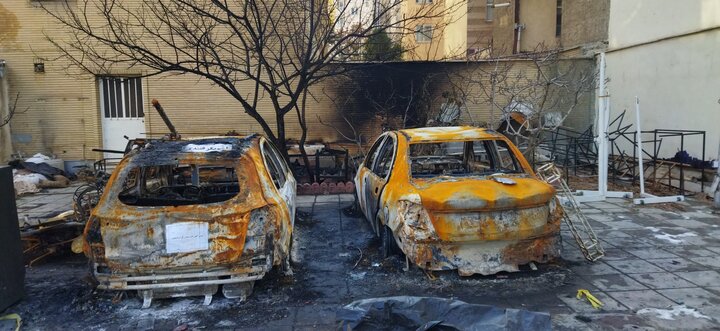 تصاویر/ مسجد سوخته شهید آیت الله بهشتی تهرانپارس