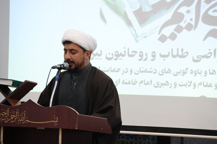 تصاویر/تجمع اعتراضی طلاب و روحانیون بیرجند در دفاع از قرآن و رهبر معظم انقلاب