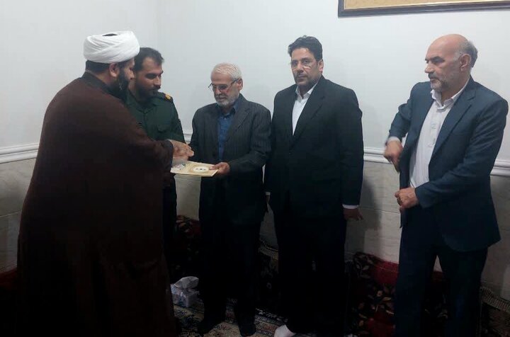 تصاویر/ دیدار امام جمعه بخش امام حسن با جانبازان