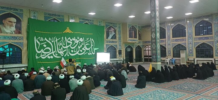 تجمع طلاب و روحانیون شهرستان زابل در محکومیت هتک حرمت به مقدسات