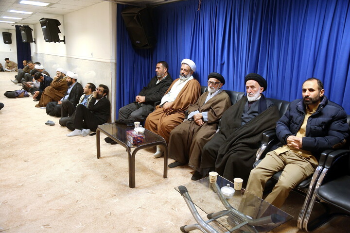 تصاویر/ جلسه طلاب و فضلای استان البرز