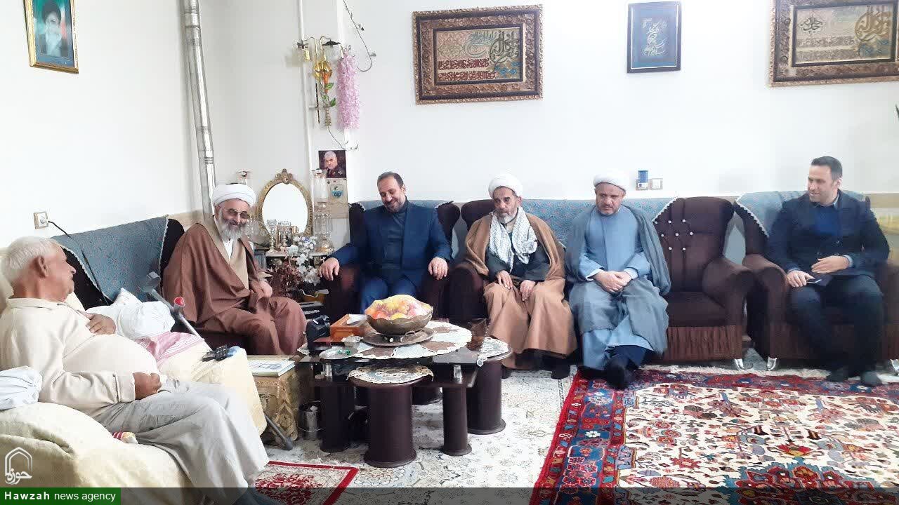 تجلیل امام جمعه نهاوند از جانبازان