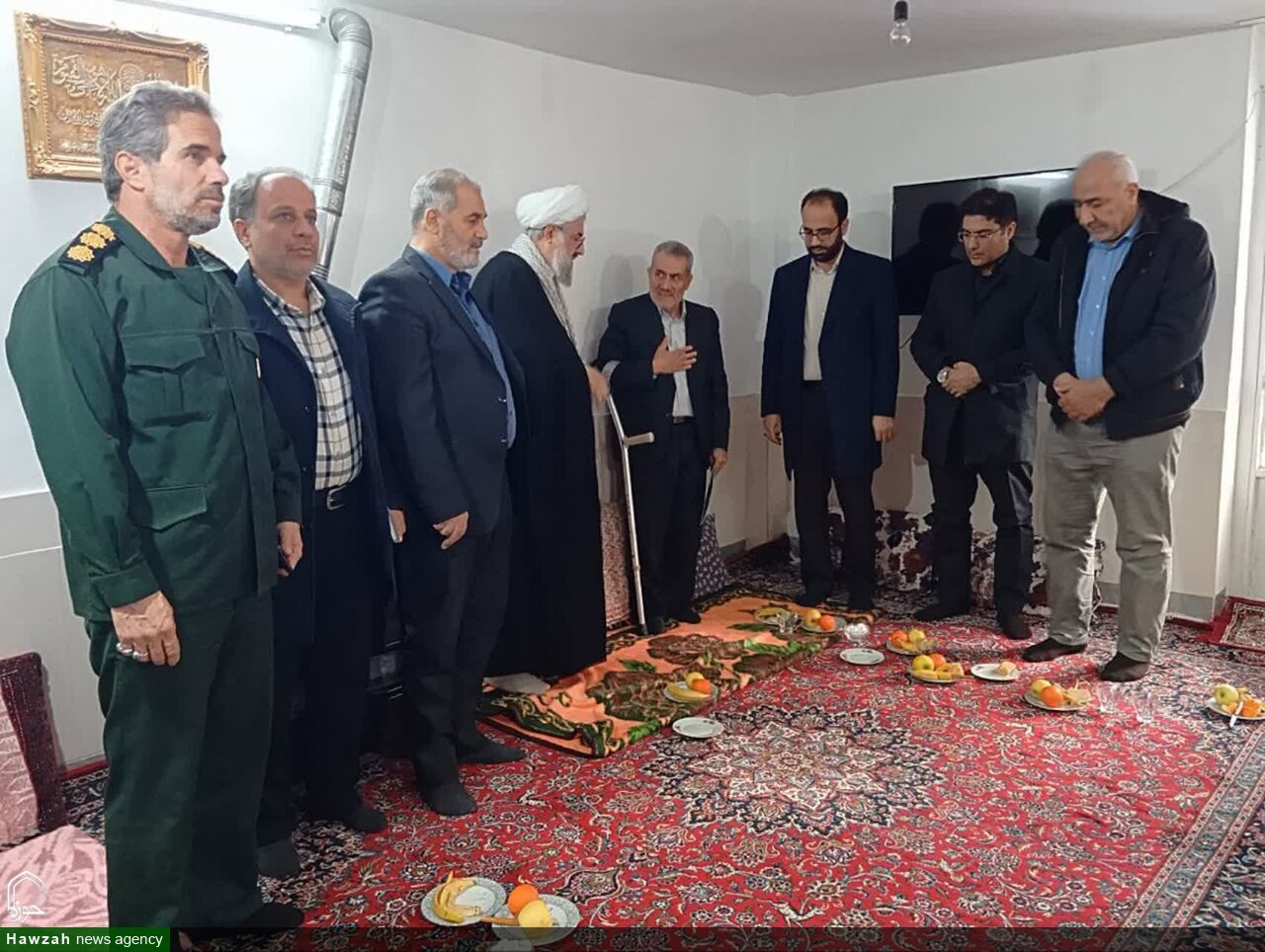 تجلیل امام جمعه ملایر از جانبازان