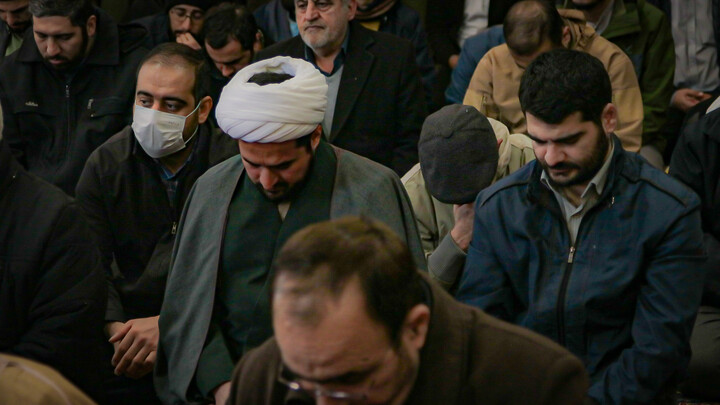 تصاویر/تشییع پیکر عالم ربانی حجت‌الاسلام سید مرتضی فاضل همدانی