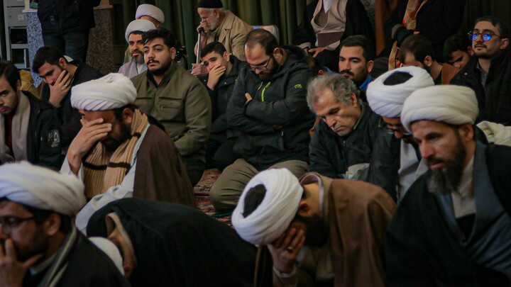 تصاویر/تشییع پیکر عالم ربانی حجت‌الاسلام سید مرتضی فاضل همدانی