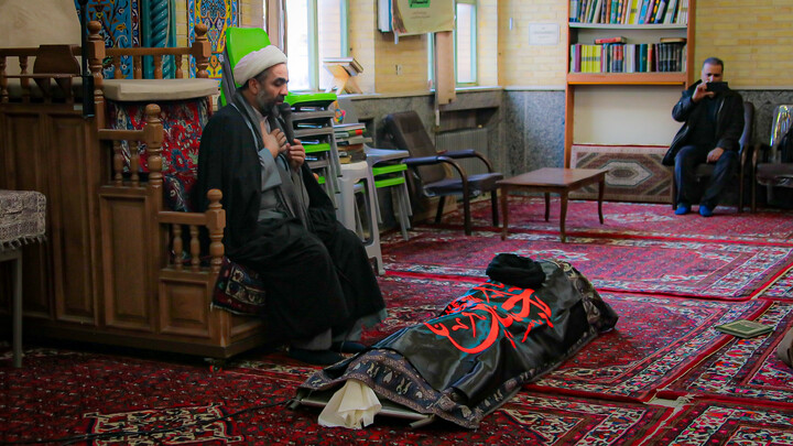 تصاویر/تشییع پیکر عالم ربانی حجت‌الاسلام سید مرتضی فاضل همدانی