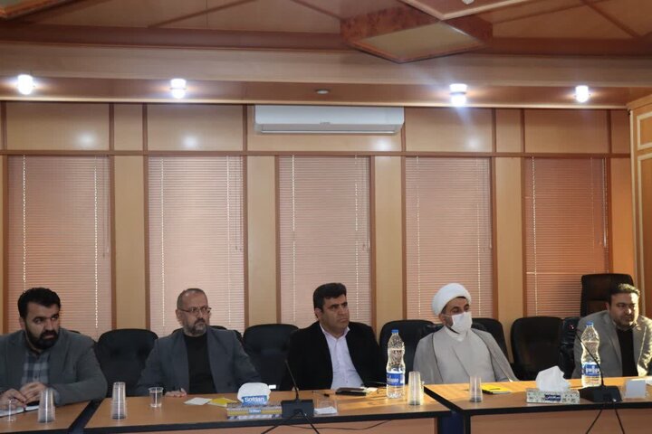 تصاویر/جلسه شورای فرهنگ ایثار و شهادت شهرستان ساوه