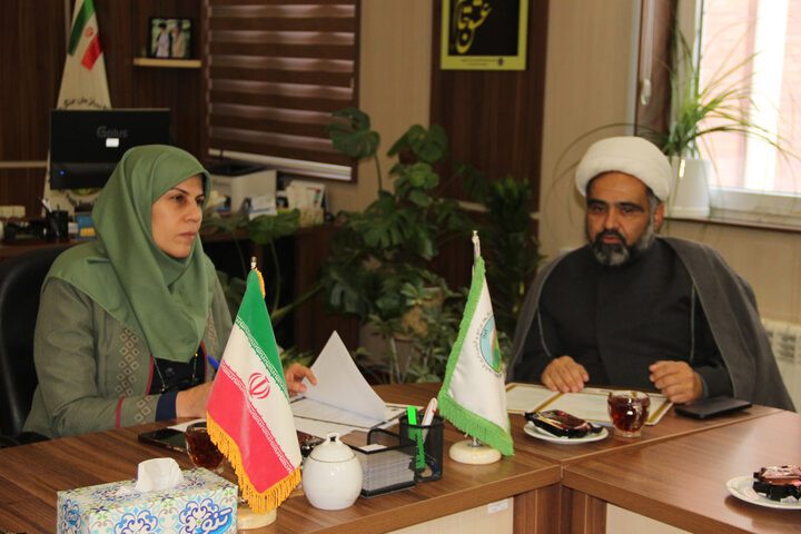 تصاویر / انعقاد تفاهم نامه بین حوزه علمیه استان قزوین واداره کل منابع طبیعی استان قزوین