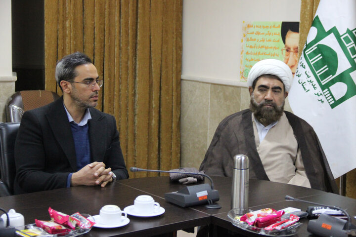 تصاویر / انعقاد تفاهم نامه بین حوزه علمیه استان قزوین با ستاد اجرایی فرمان حضرت امام خمینی ومرکز خدمات حوزه علمیه قزوین