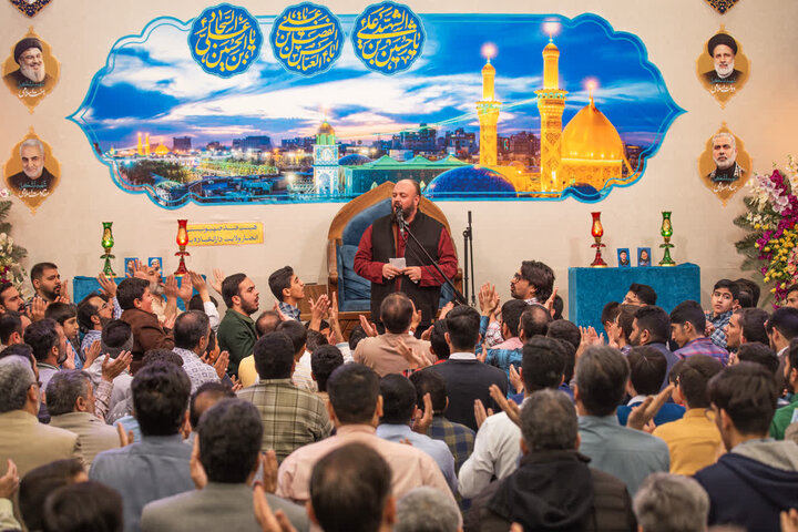 تصاویر/ برگزاری مراسم جشن میـلاد انوار کـربلا هیئت ضدصهیونیستی انصار ولایت دارالعباده یزد