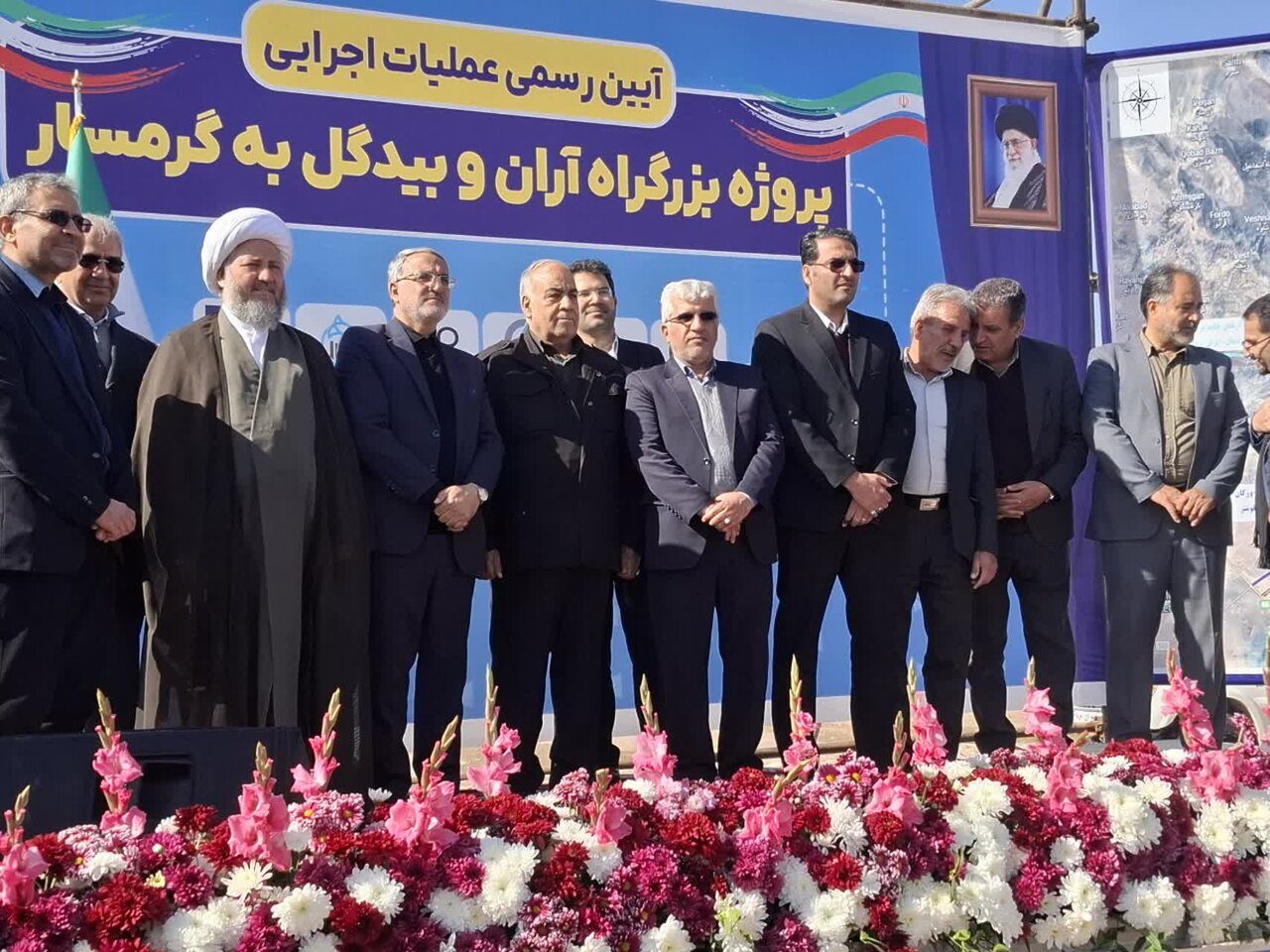 آغاز عملیات اجرایی پروژه جاده اتصال کاشان و آران‌ و بیدگل به جاده قم گرمسار+تصاویر