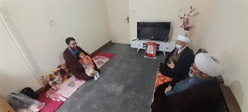 جمعی از مسئولان حوزه علمیه زنجان با مجروحان اغتشاشات دیدار کردند