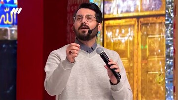 فیلم | مدح  علی اکبر حائری برای حضرت فاطمه معصومه سلام الله علیها