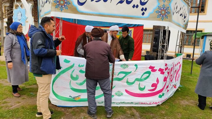 تصاویر/ موکب مدرسه علمیه امام جعفر صادق (ع) رودسر در اعیاد شعبانیه