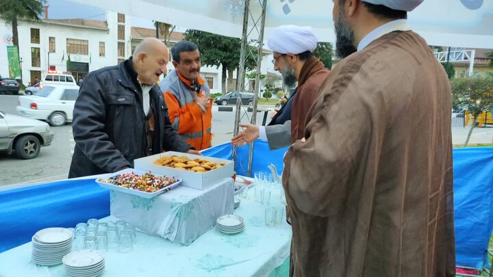 تصاویر/ موکب مدرسه علمیه امام جعفر صادق (ع) رودسر در اعیاد شعبانیه