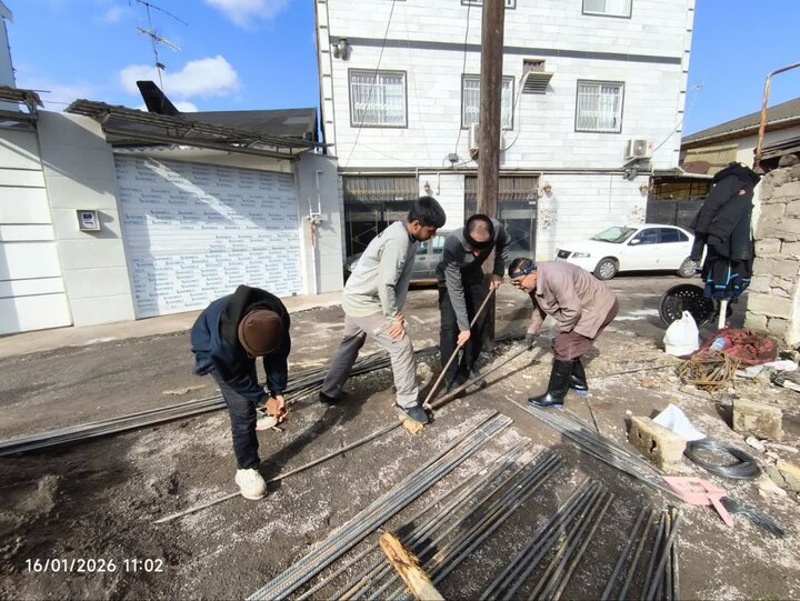 تصاویر/ اردوی جهادی طلاب مدرسه علمیه امام جعفر صادق (ع) شهرستان رودسر