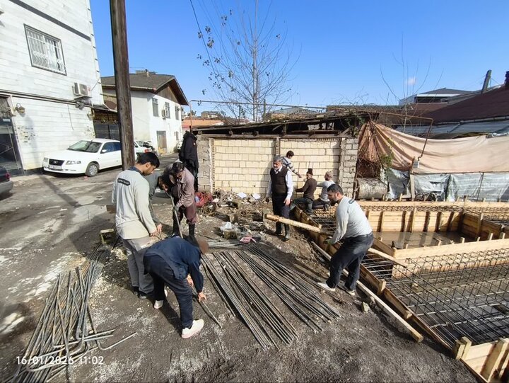 تصاویر/ اردوی جهادی طلاب مدرسه علمیه امام جعفر صادق (ع) شهرستان رودسر