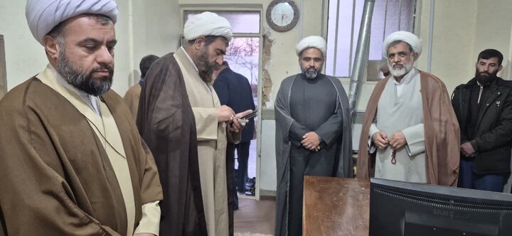 تصاویر /بازدید از حوزه علمیه شهرستان تاکستان