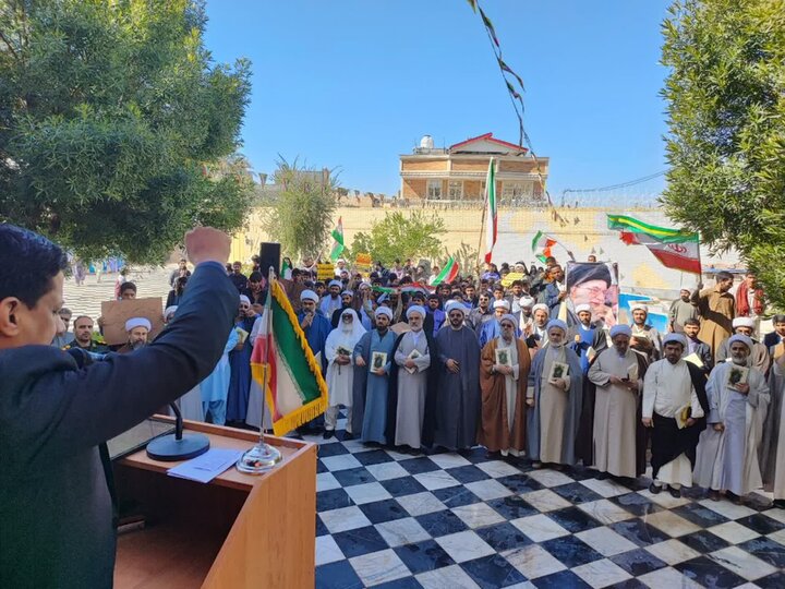 خروش حوزویان ایرانشهر در پی هتک حرمت به ساحت مقدس قرآن کریم