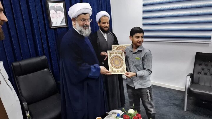 تصاویر/ دیدار دانش آموزان با امام جمعه خورموج