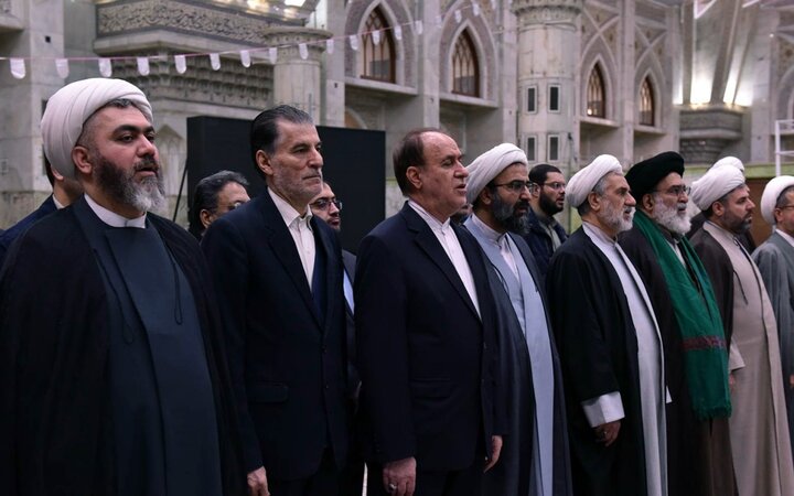 تصاویر/ تجدید میثاق اعضای شورای هماهنگی تبلیغات اسلامی با آرمان‌های امام خمینی(ره)