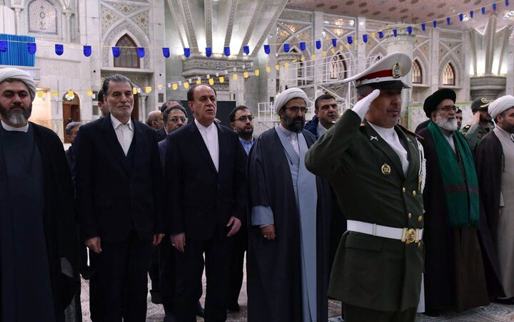 تصاویر/ تجدید میثاق اعضای شورای هماهنگی تبلیغات اسلامی با آرمان‌های امام خمینی(ره)