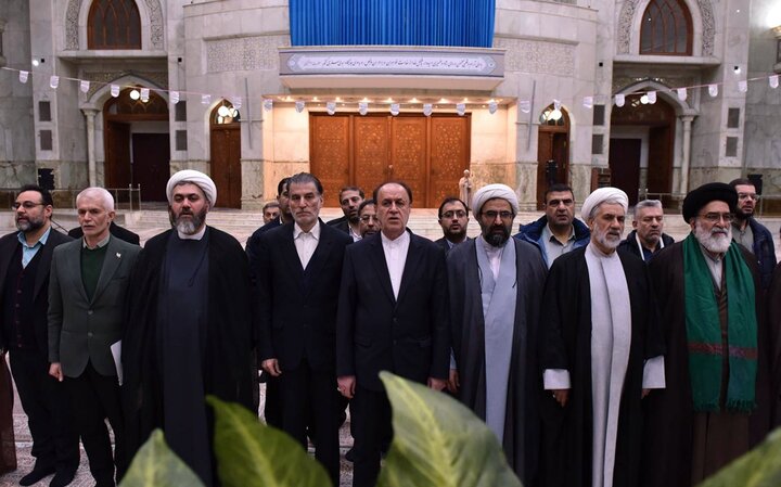 تصاویر/ تجدید میثاق اعضای شورای هماهنگی تبلیغات اسلامی با آرمان‌های امام خمینی(ره)