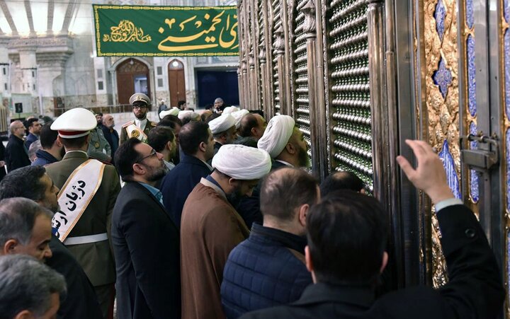 تصاویر/ تجدید میثاق اعضای شورای هماهنگی تبلیغات اسلامی با آرمان‌های امام خمینی(ره)