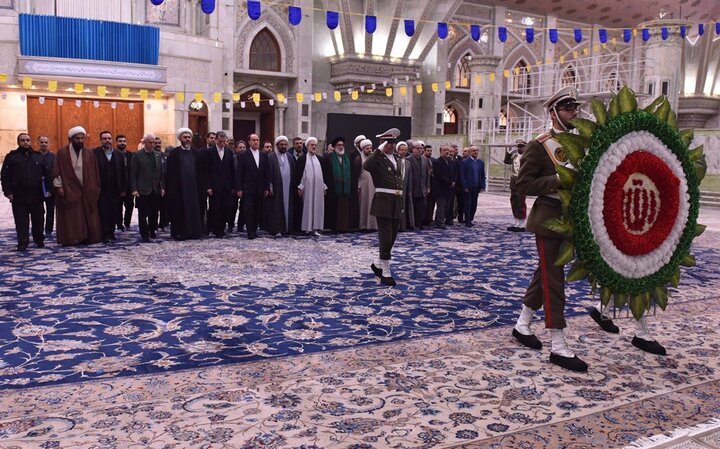 تصاویر/ تجدید میثاق اعضای شورای هماهنگی تبلیغات اسلامی با آرمان‌های امام خمینی(ره)